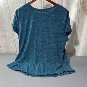 Sonoma Blue Speckled Women's Top